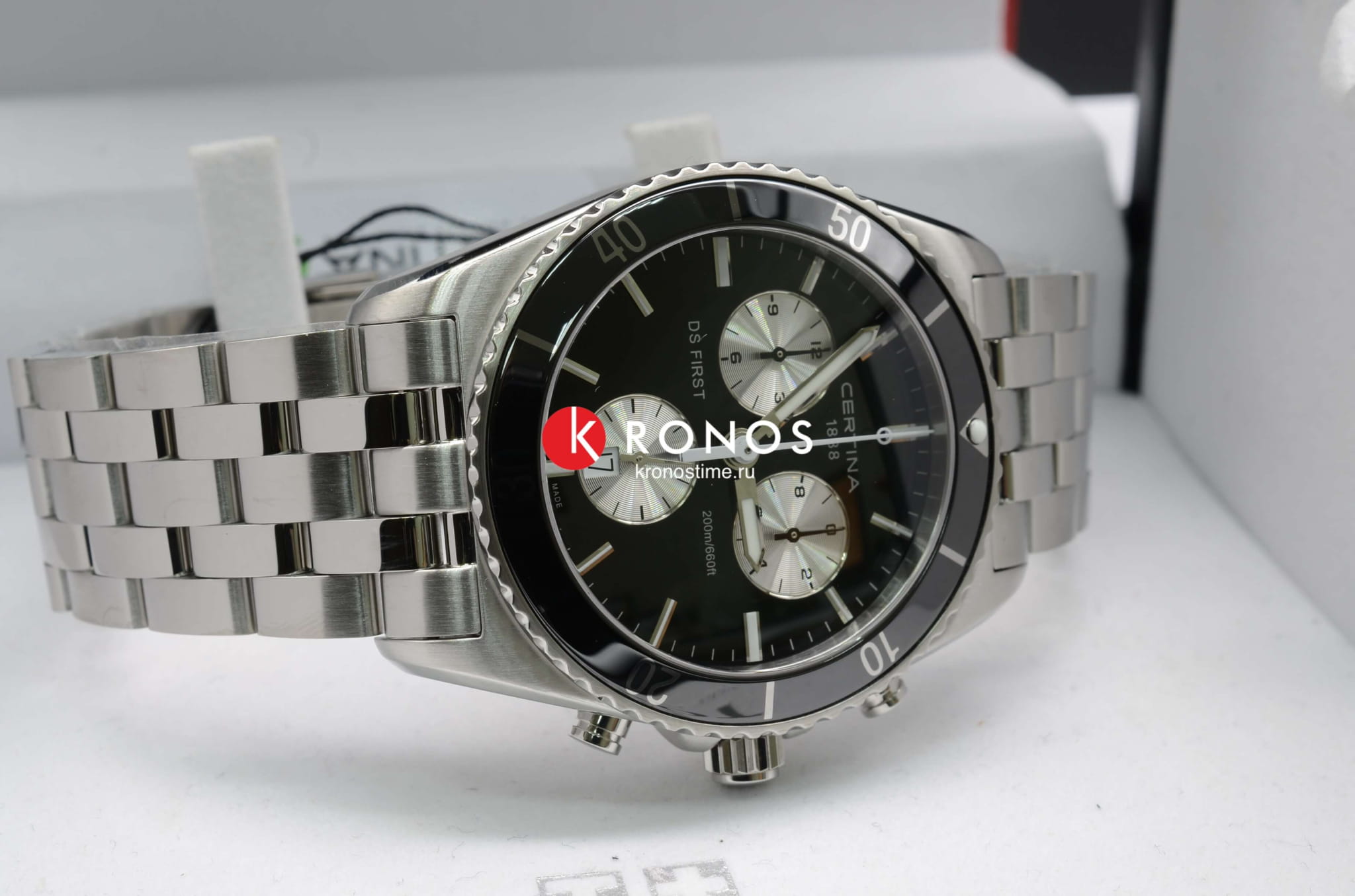 Оригинальные часы Certina Certina DS First C014.417.11.051.01 кварцевые калибр механизма eta 251.262 общий вид